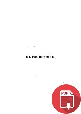 Bulletin historique trimestriel, société des antiquaires de la Morinie (1857-1861)